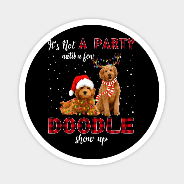 It's Not A Party With A Jew Doodle Show Up Funny Gift Magnet by kimmygoderteart